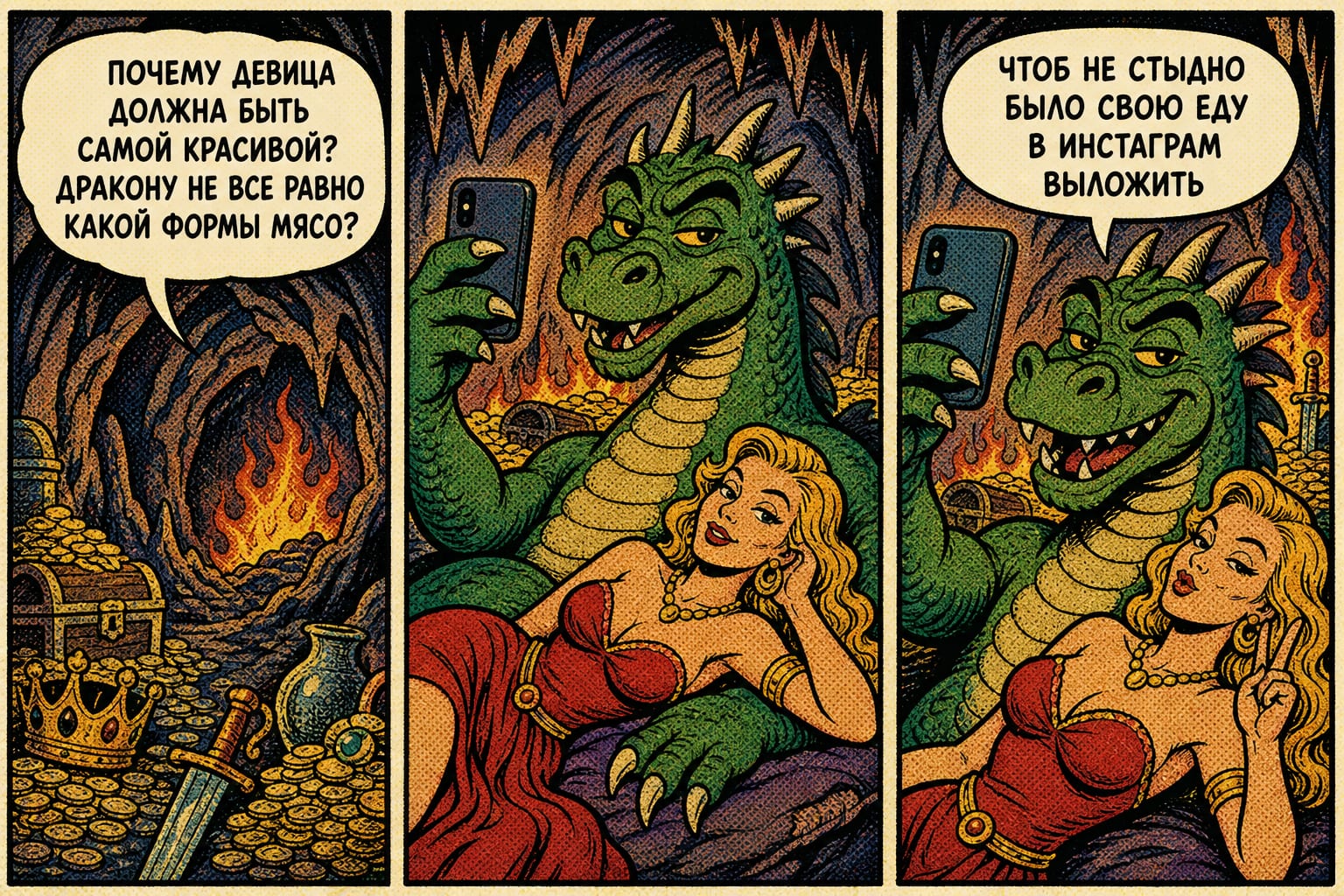 Дракон с инстаграмом