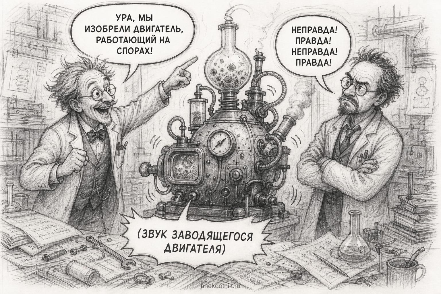 Двигатель на спорах
