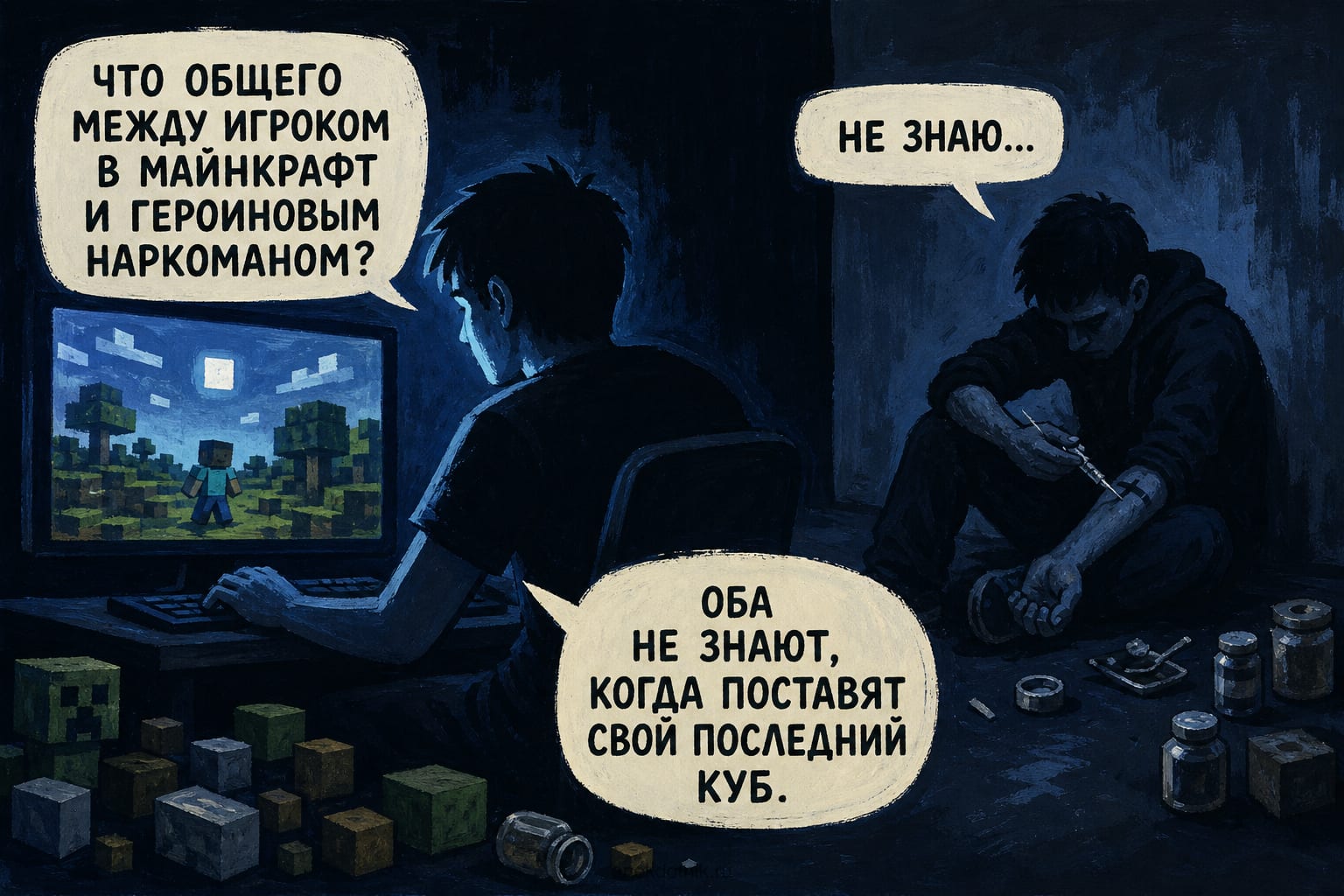 Куб и героин — кадр 1