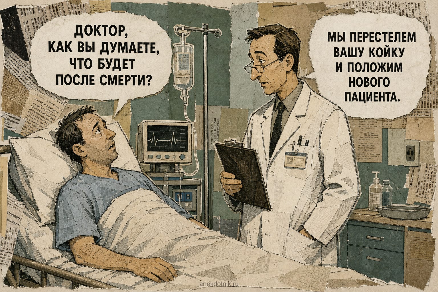 Мрачный юмор врача