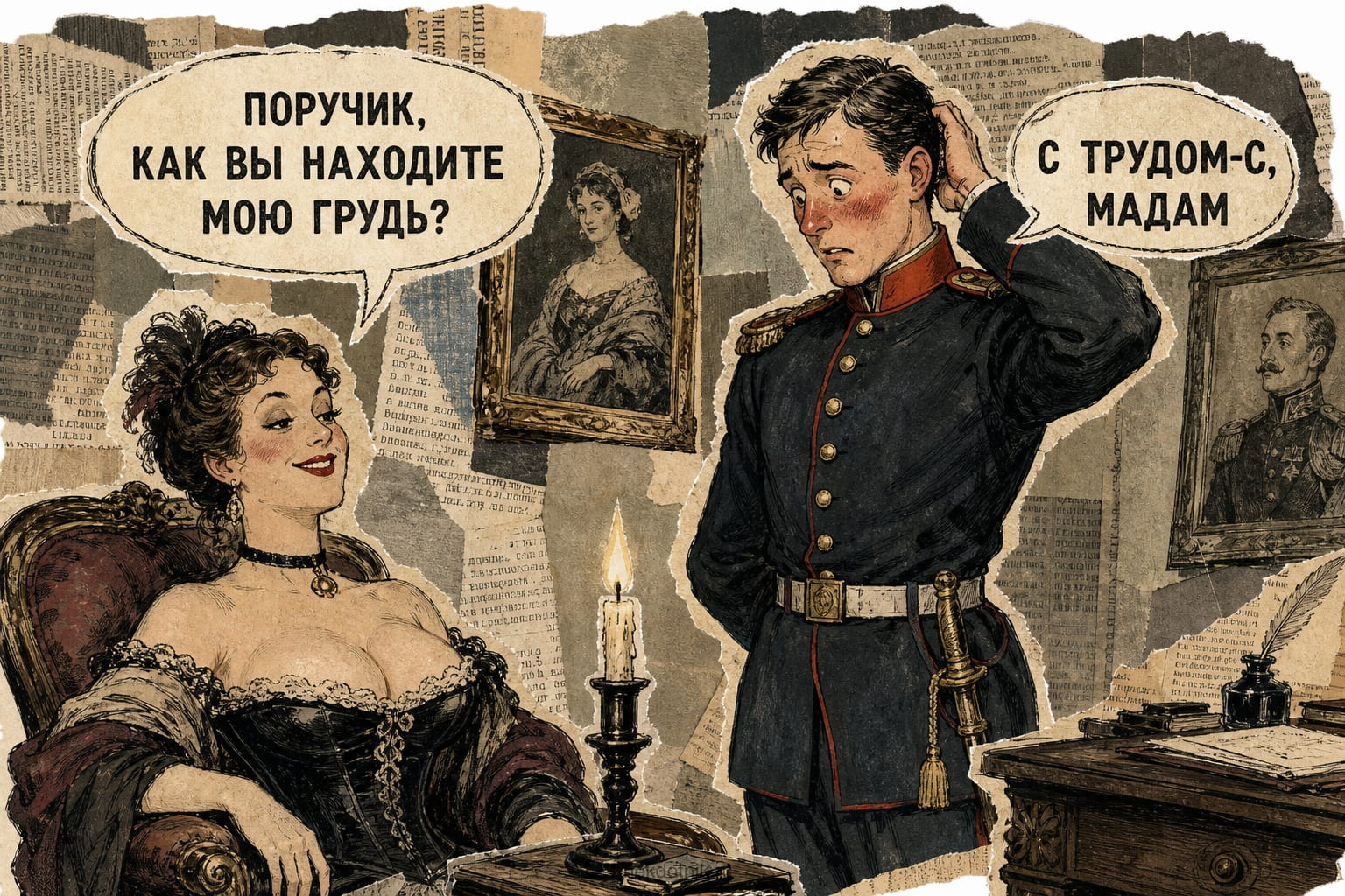 Поручик и мадам
