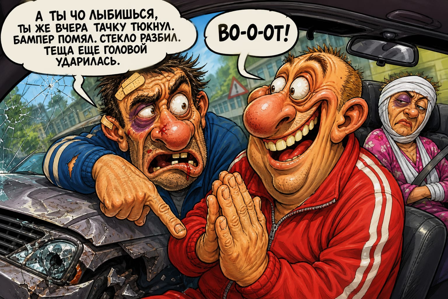 Развеселился по-настоящему