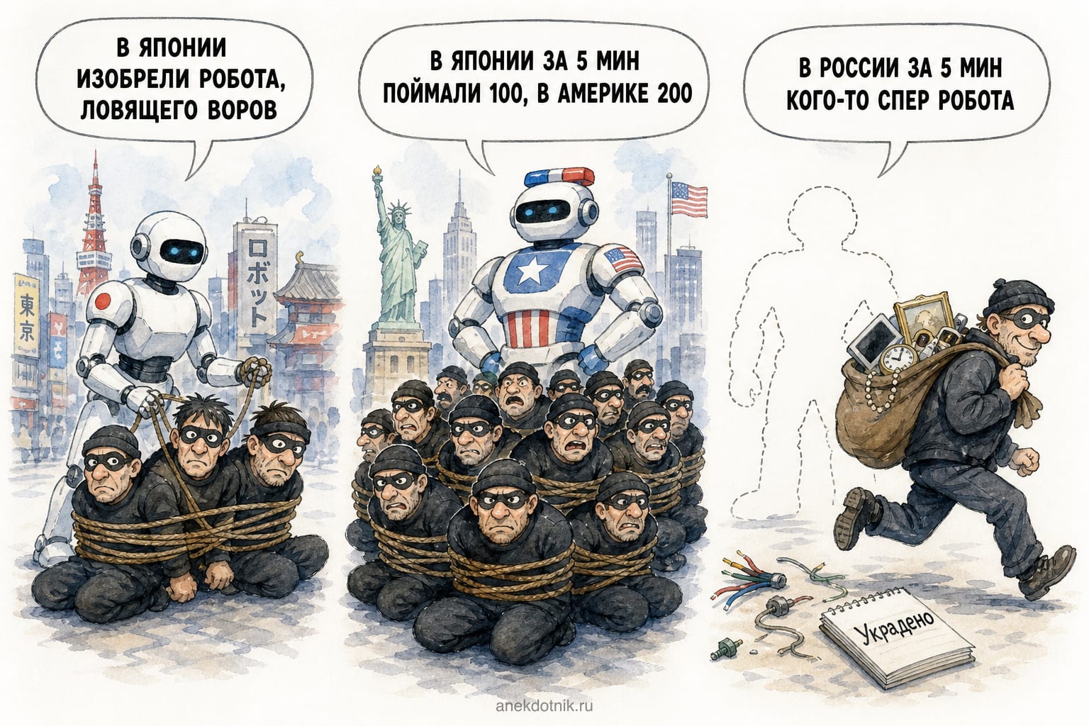 Робот-ловец воров