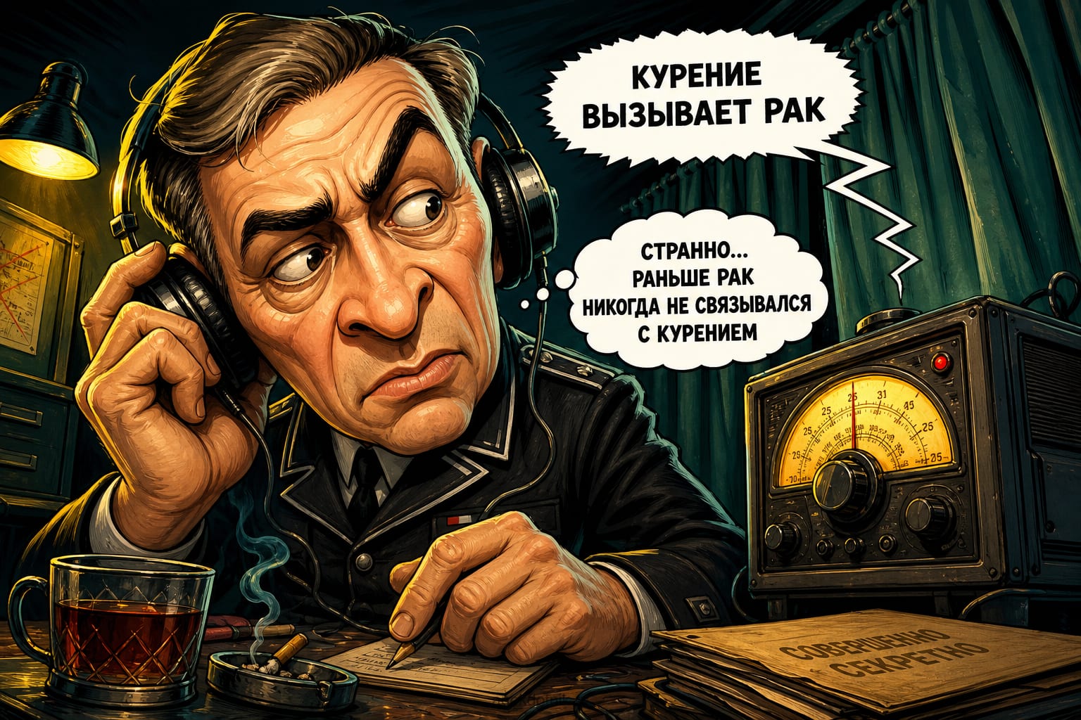 Штирлиц прослушивает радио