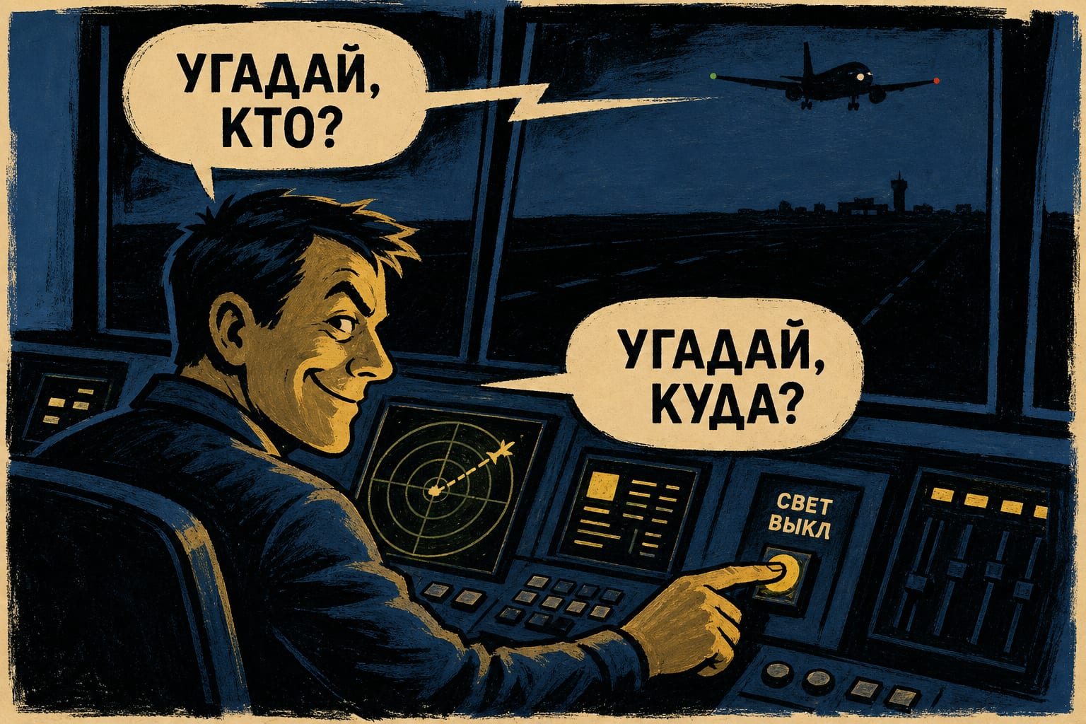 Шутка летчика и диспетчера