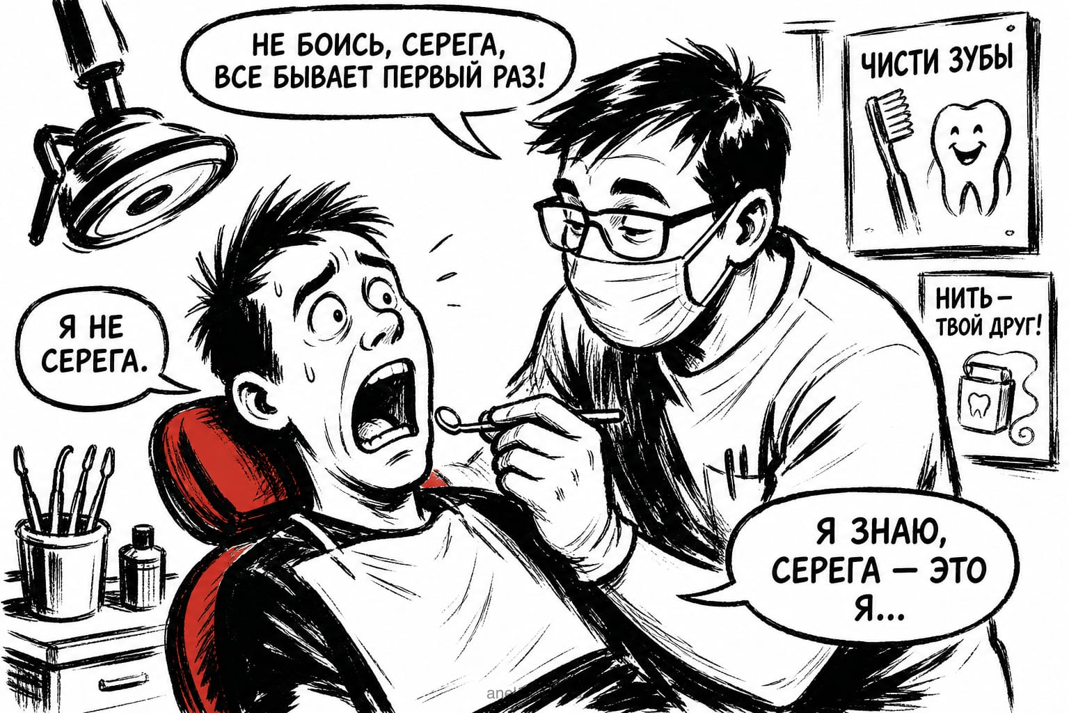 У стоматолога