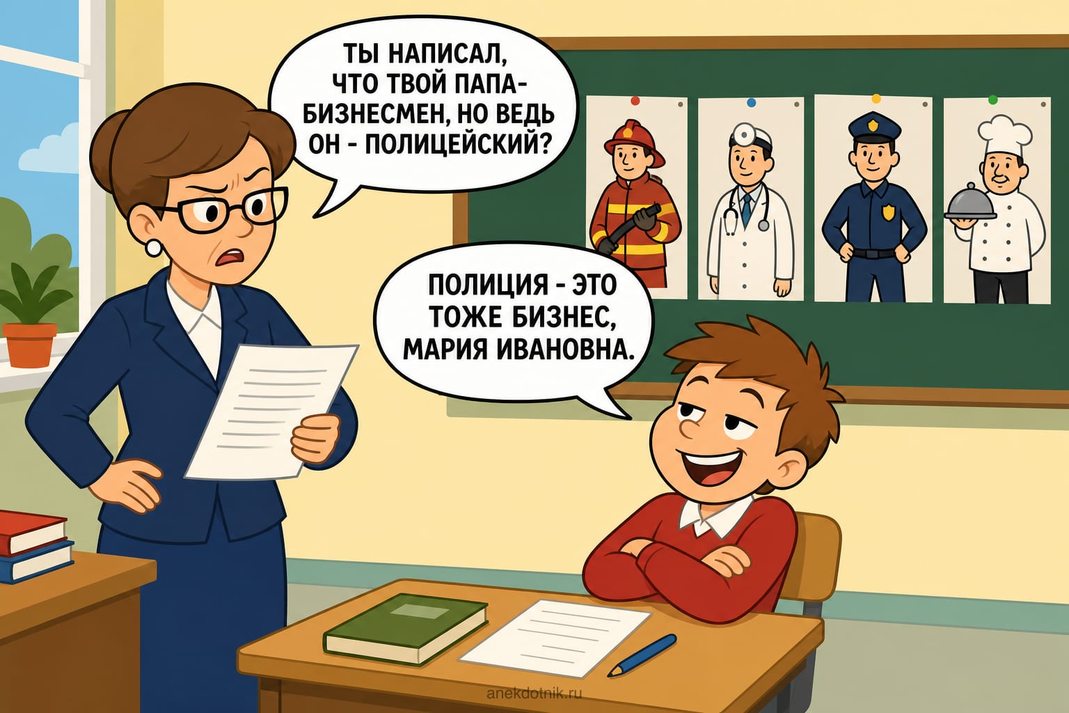 Урок про профессии — кадр 1