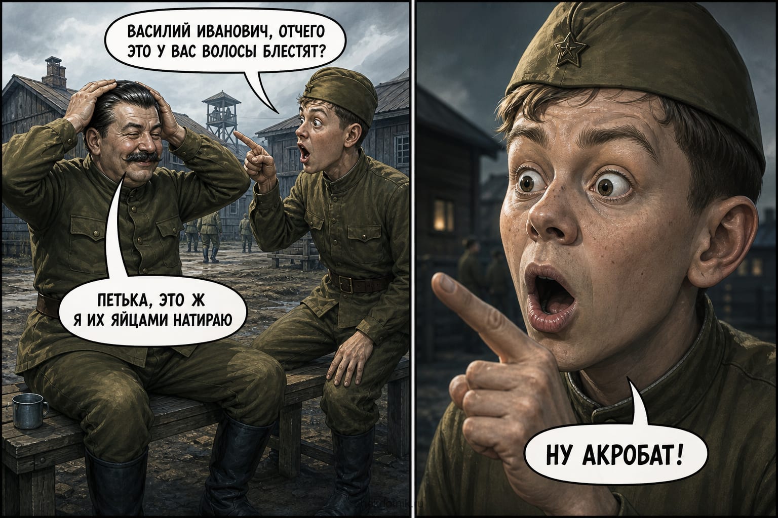 Волосы блестят